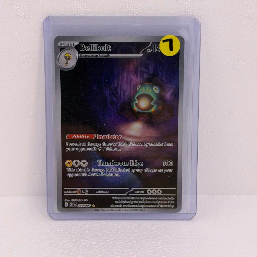 Bellibolt Illustration Rare 201/197 - Pokemon TCG Obsidian Flames